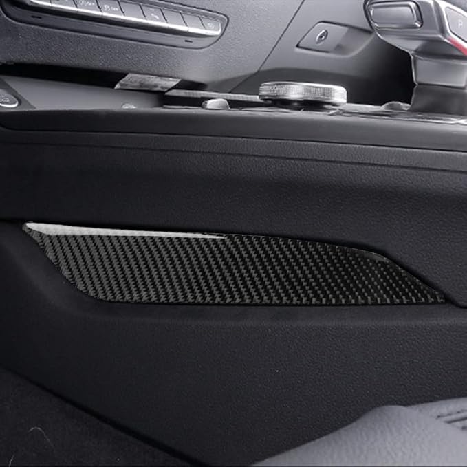 Real Carbon Fiber Trim for Audi Accessories | for B9 A4 S4 A5 S5 2020-2025 / RS5 2021-2025 Center Console Gear Shifter Side Strip Interior Thick Overlay Decal