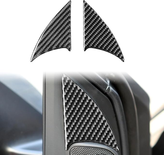 Real Carbon Fiber Trim for Honda CRV Accessories | for CR-V 2012 2013 2014 2015 2016 A-Pillar Inner Cover Sticker Interior Thick Overlay Decal