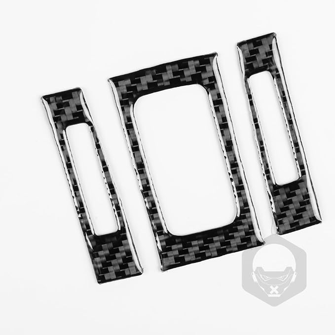 Center Vent Knob Trim for Toyota Corolla 2009-2013 Accessories Black | Soft Carbon Fiber | Upgrades for Car | Only for Left-Hand Drive | Anti-Scratch | Sporty Style