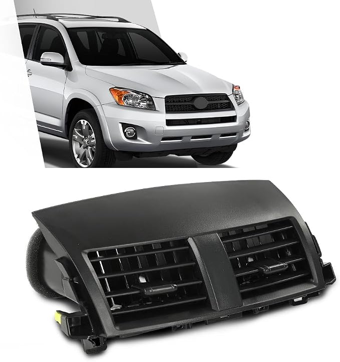 G-PLUS Center AC Air Dash Vents Panel Compatible with Toyota Rav4 2006-2012 55663-42020