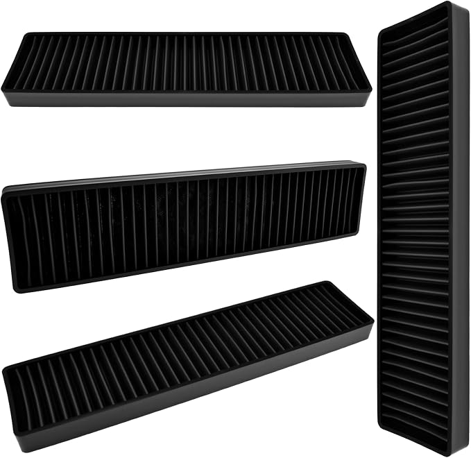 4Pcs Microwave Filter Replacement | WB06X10807 5230W1A003A Vent Filter | Odor Absorption | Fits JVM7195SK6SS PVM9005SJ8SS LMV2031ST Microwave