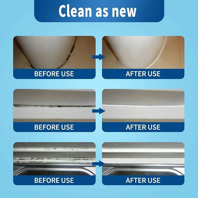 GELIVABLE Mold Remover Gel - Effective Mold Cleaner for Household Shower, Kitchen Sinks, Walls, Tiles, Grout, Bathrooms, Washing Machine and Refrigerator Strips - 15 Fl.Oz