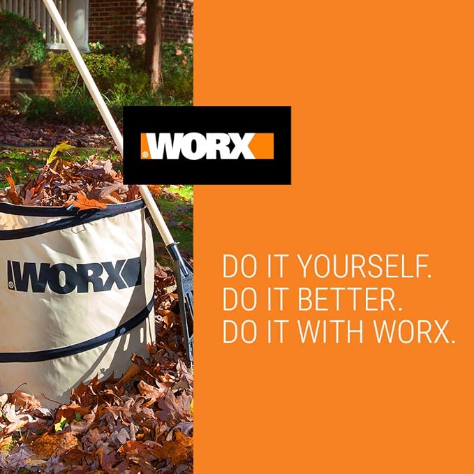 WORX WA4054.2 LeafPro Universal Leaf Collection System for All Major Blower/Vac Brands WA0030 Landscaping 26-Gallon Collapsible Yard Waste Bag/Leaf Bin