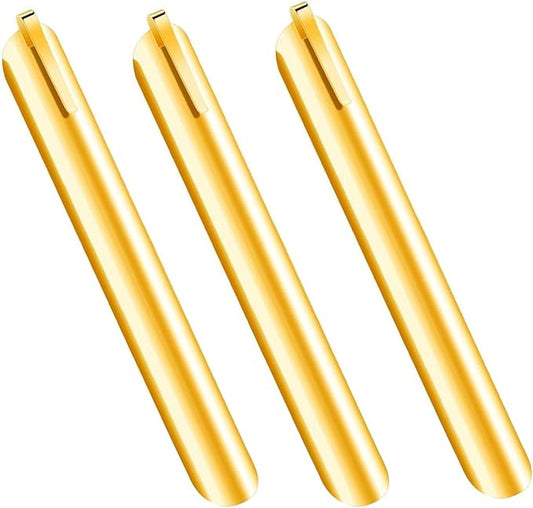 Table Crumb Sweepers for Servers, Bread Crumber Cleaner Stainless Steel Table Crumbers for Tablecloth in Restaurants and Homes, Servers, Waitresses Tool Accessories (Glod, 3)