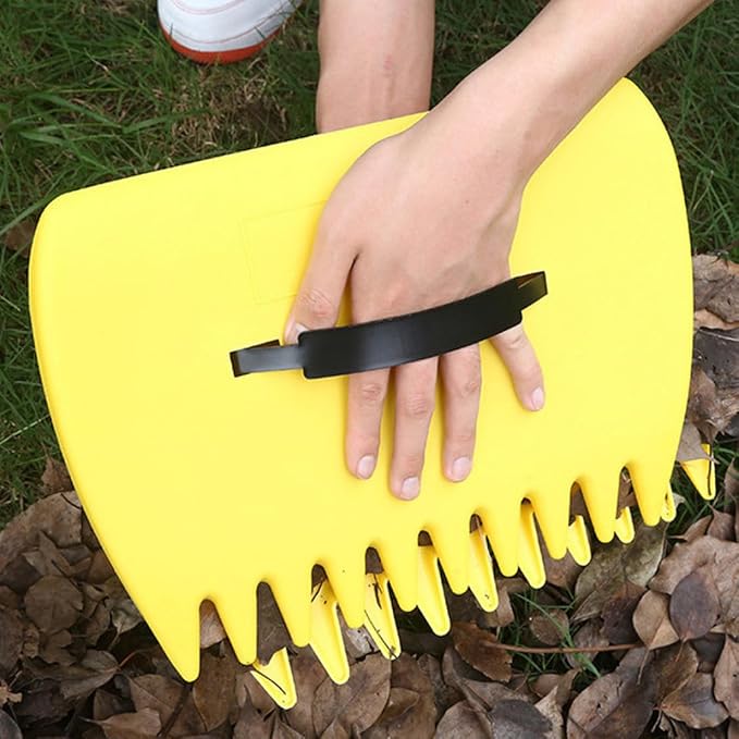 Garden and Yard Leaf Scoops Leaf Collector Grass Grabbers Leaves Pick Up Hand Rakes for Lawn Cutting, Garden Tools