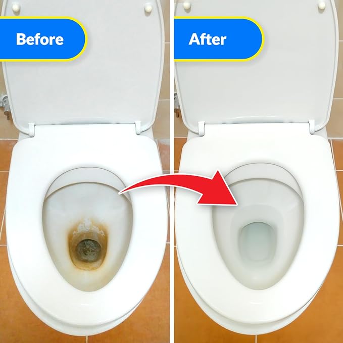 Splash Foam Toilet Cleaner - Self Activating Cleaning Powder for Toilet Bowl Cleaning