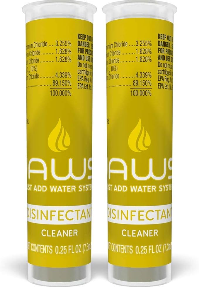 JAWS Cleaner, Disinfectant Spray with 2 Refill Pods, Powerful Multi-Purpose Cleaning, Refillable, Reusable, Recyclable