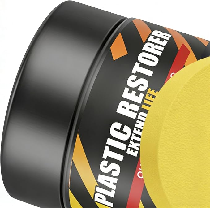 Car Trim Restorer 50g Coating with Sponge | Black Trim Restorer Automotive for Vehicle Interior Exterior Tire Headlight Engine Wheel Window Dash