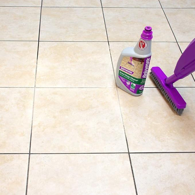 Rejuvenate Grout Deep Cleaner - Cleaning Formula Instantly Removes Years of Dirt Build-Up to Restore Grout to The Original Color (32oz) & White Grout Restorer Marker Pens