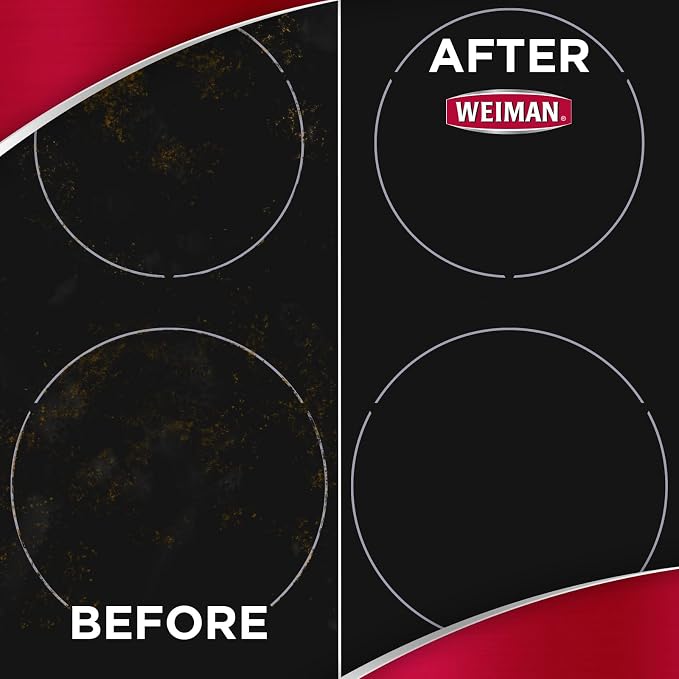 Weiman Ceramic and Glass Cooktop Cleaner and Polish - 20 Ounce - Shines and Protects Glass and Ceramic Smooth Top Ranges with its Gentle Formula