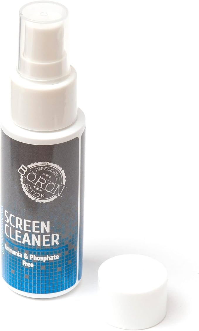Screen Cleaner Spray Bottle with Microfiber Cloth for Electronical Devices (1.70 Ounces), Ideal for Laptops, Computers, Tv Screens, Phone Screens, Tablets, Camera Lenses, E-Readers, Eyeglasses
