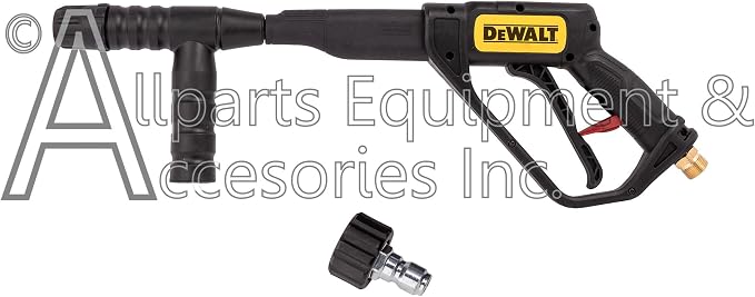DXPA45SG OEM Trigger Gun with Assist Handle and Quick Connect Adapter 8 GPM, 4500 PSI, Rear M22 Inlet and Outlet, Compatible with Simpson, DeWalt, ExCell, Craftsman, and other Major Brands