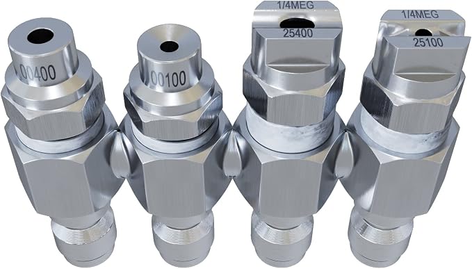 Jariko Jrod Pressure Washer Nozzle 4 GPM - High Pressure J rod Hose Nozzle - 1/4" Quick Connect for Soft Wash System - 4 Way Pressure Washer - 4 Tip Soft Wash Nozzle - Pressure Washer Accessories