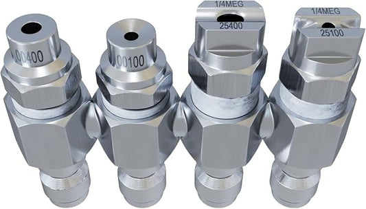 Jariko Jrod Pressure Washer Nozzle 4 GPM - High Pressure J rod Hose Nozzle - 1/4" Quick Connect for Soft Wash System - 4 Way Pressure Washer - 4 Tip Soft Wash Nozzle - Pressure Washer Accessories