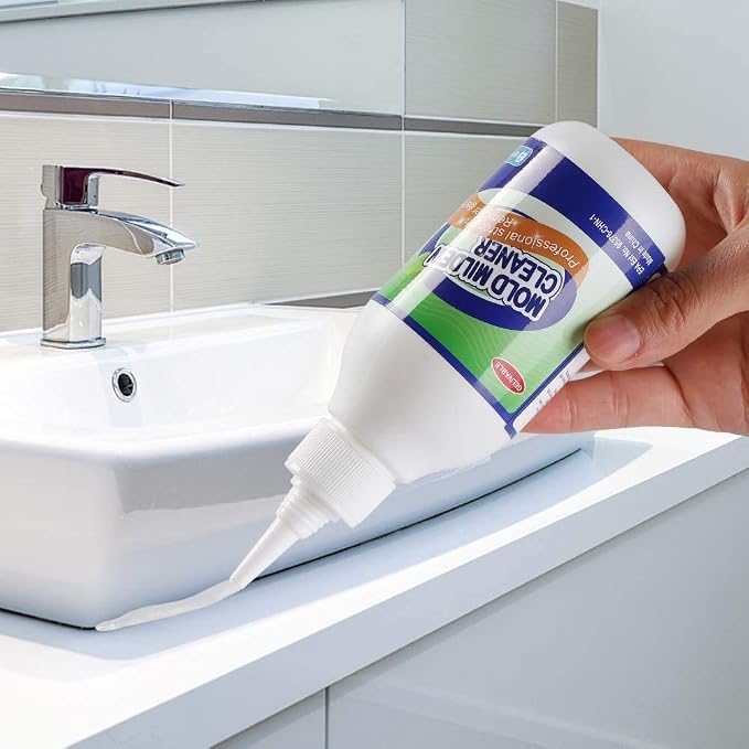 GELIVABLE Mold Remover Gel - Effective Mold Cleaner for Household Shower, Kitchen Sinks, Walls, Tiles, Grout, Bathrooms, Washing Machine and Refrigerator Strips - 15 Fl.Oz