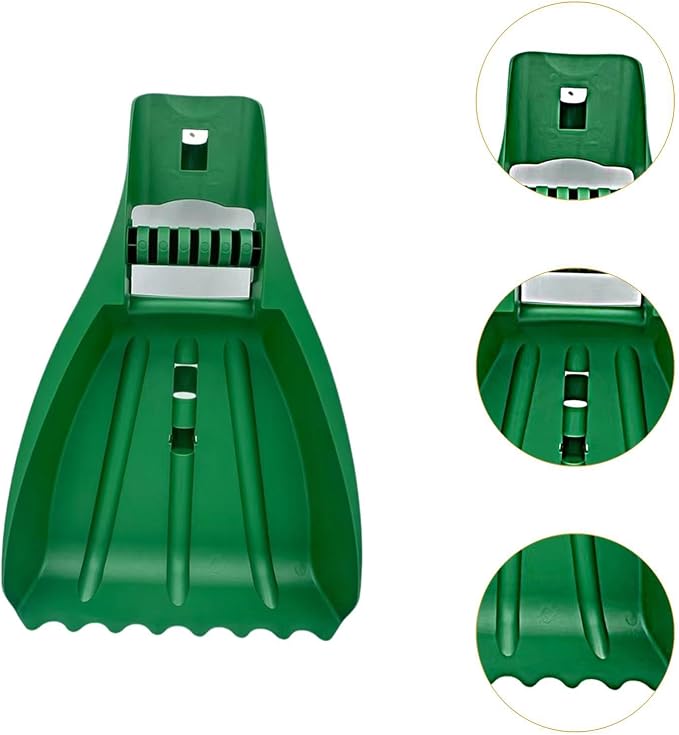 Scoops Leaves Grabber Ergonomic Grip Lightweight Leaf Rake Garden Rake Grabbers for Cleaning Garbage, 1Pcs