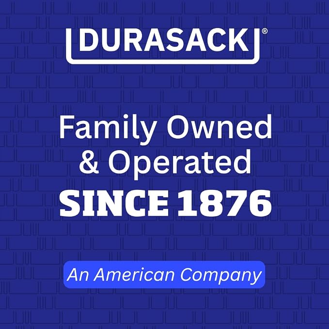 DURASACK Heavy Duty Home and Yard Bags, Gingham Blue