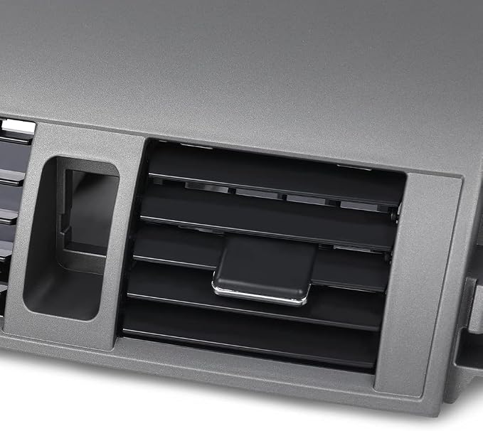 DOTCOM Center A/C Vent Panel Fit 2008-2013 Toyota Corolla, Gray | Dashboard Air Vent Outlet Panel,Direct replacement for Toyota Corolla 2008-2013, OEM 55670-02160,55663-02060