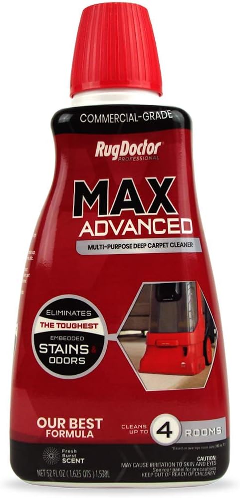Rug Doctor Max Advanced Deep Carpet Cleaner Solution 52 oz