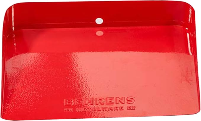 Behrens Red Galvanized Dustpan & Brush Set