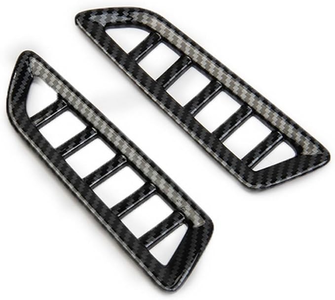 Carbon Fiber Style Dashboard Upper Side Air Outlet AC Vent Cover Trim Accessories for 2021-2026 KIA Sorento
