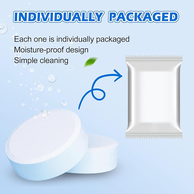 Automatic Toilet Bowl Cleaner Tablets-Fresh Scent,Long-Lasting Cleaning Effectively removes stains and limescale;cleaning with facility Releases fresh fragrance for a pleasant bathroom experience AAA