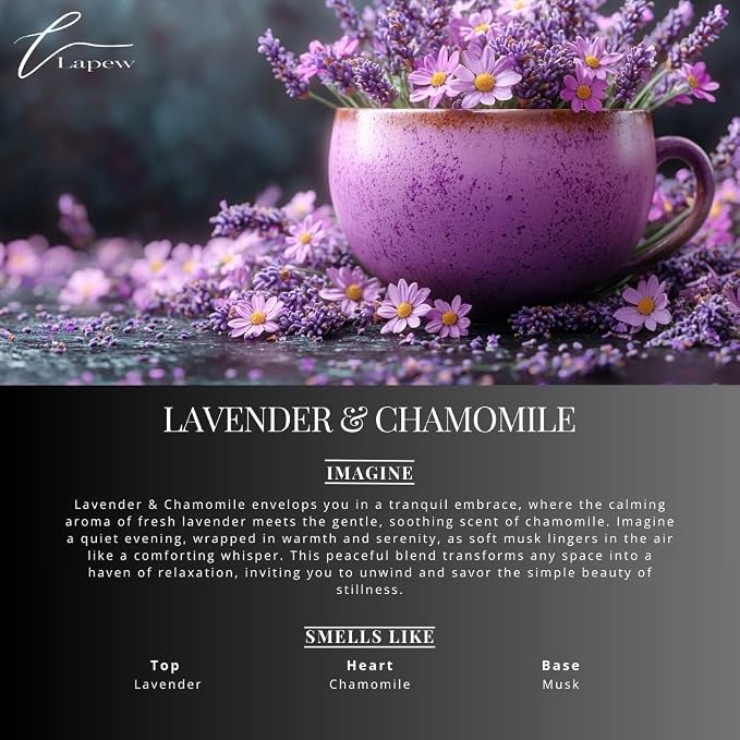 Lapew Room & Linen Spray | Fragrance Mist for Home, Car & Office | Fabric & Air Freshener | Neutralizing Mist | Made in USA | Lavender & Chamomile