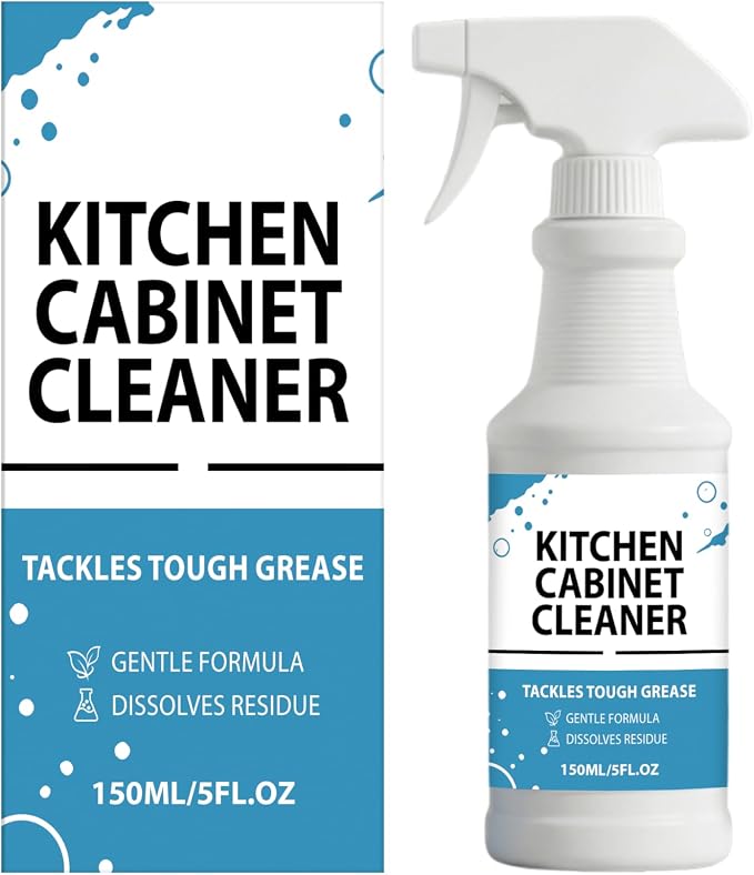 Kitchen Cabinet Cleaner Spray 5 fl.oz, Degreaser, No-Rinse | Foam degreaser for wood & painted cabinets, stove tops & backsplashes; helps remove grease, oil & grime; no-rinse formula