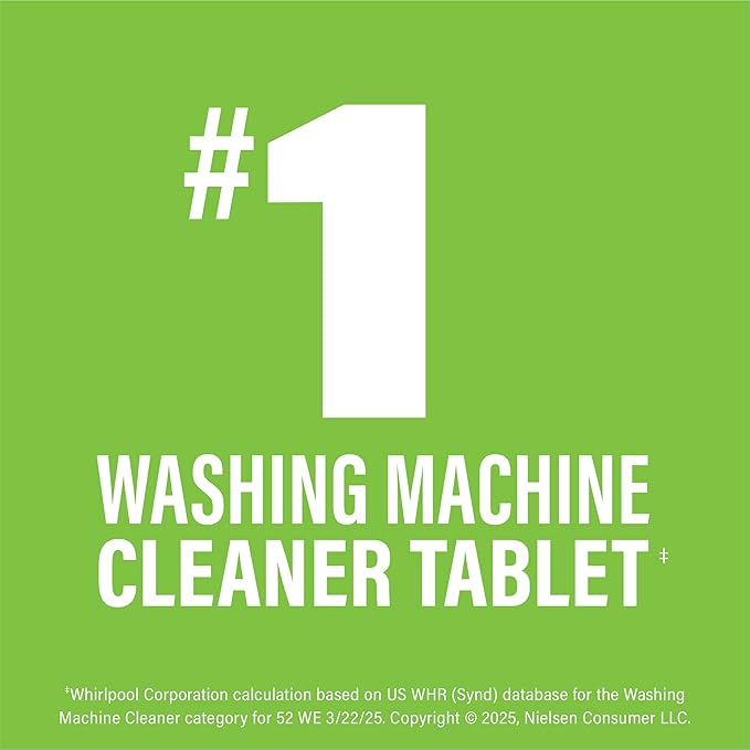 Affresh Washing Machine Cleaner, Dishwasher Cleaner And Garbage Disposal Cleaner, Includes 6 Month Supply, 18 Tablet Set