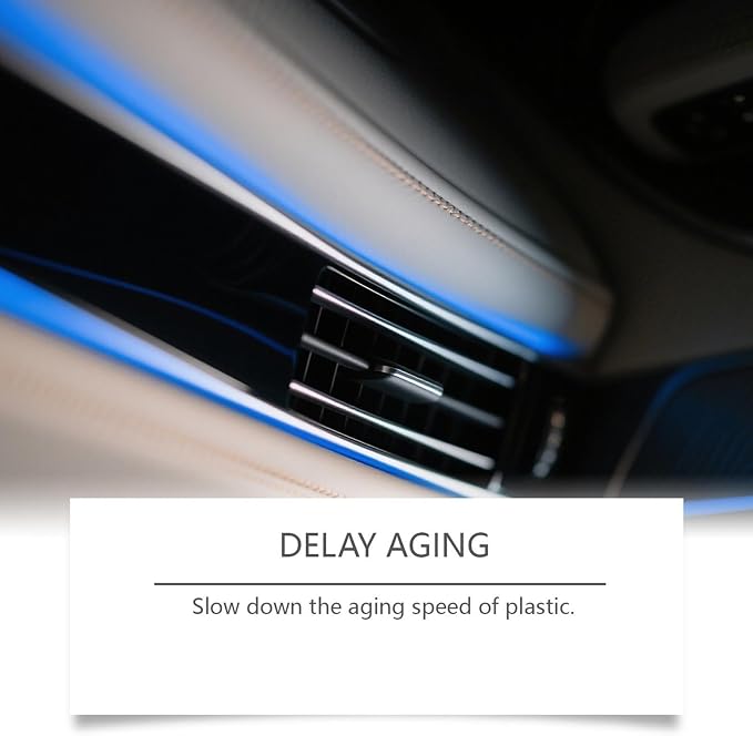 Car Black Trim Restorer Coating Polishing Repair | 120ml Trim Restorer Dust Spray for Automotive Truck SUV Sedan Exterior Bumper Door Panels Dashboard Seat