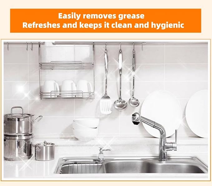 CleaningWipes for Microwaves and Cooktops, Easily Removes Food and Grime Buildup, Great for Home and Kitchen Use - 160 Count,Professional Grade Heavy-Duty Cleaning，Convenient Stove Cleaner