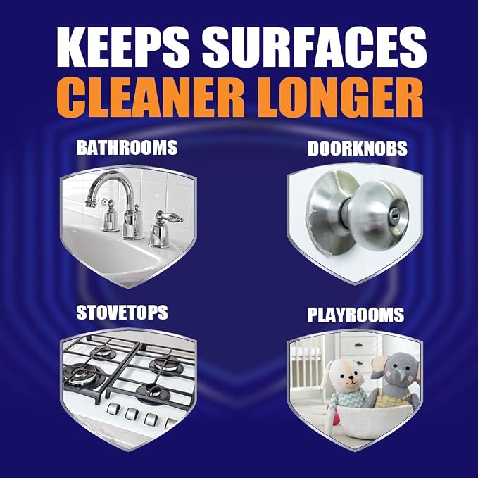 MICROBAN Multi-Purpose Cleaner, 32 oz., 2 Pack, Citrus, Penetrates Soap Scum, Greasy Soils and Reduces Odors, Keeps Killing 99.9% of Bacteria and Viruses for up to 24 Hours