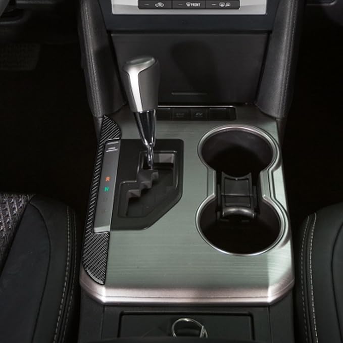 Real Carbon Fiber Trim for Toyota Camry Accessories | for 2012 2013 2014 Center Console Gear Shift Side Decorative Strip Panel Sticker Interior Thick Overlay Decal