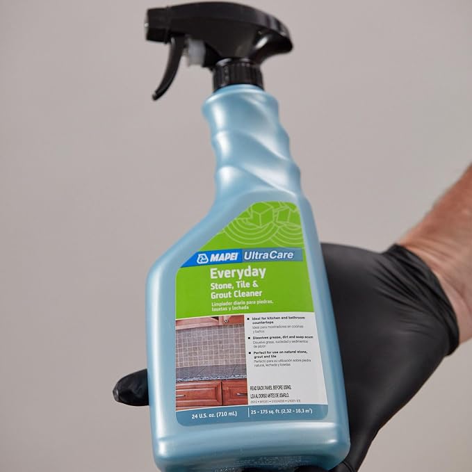 Mapei UltraCare Everyday Stone, Tile & Grout Cleaner, 24 oz Bottle, Daily Use Formula for Safe and Effective Cleaning