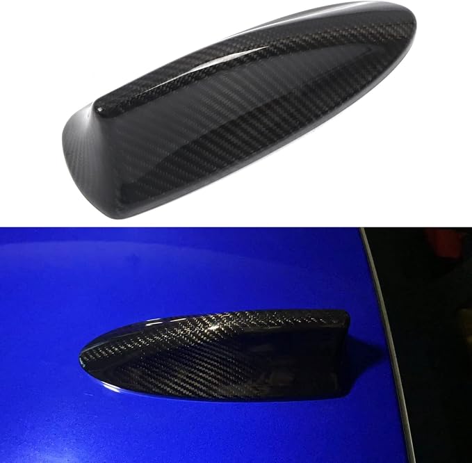 HIGH FLYING for Subaru WRX 2015-2021 Car Exterior Accessories Antenna Cover Decor Trim Real Carbon Fiber 1pc (Check Pic2 Before Order)