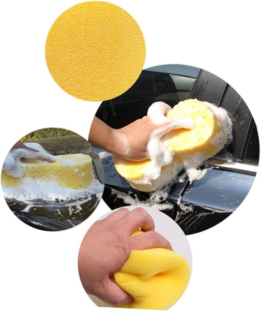 12pcs High Density Waxing Sponge Pads for Car Glass Paint Cleaning Two-Sided Applicator for Dashboard Seats