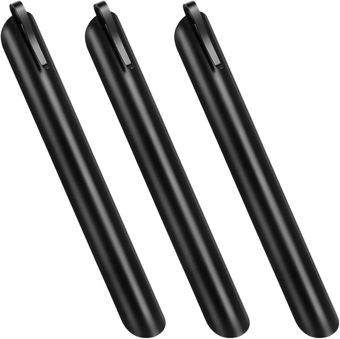 Table Crumb Sweepers for Servers, Bread Crumber Cleaner Stainless Steel Table Crumbers for Tablecloth in Restaurants and Homes, Servers, Waitresses Tool Accessories (Black, 3)