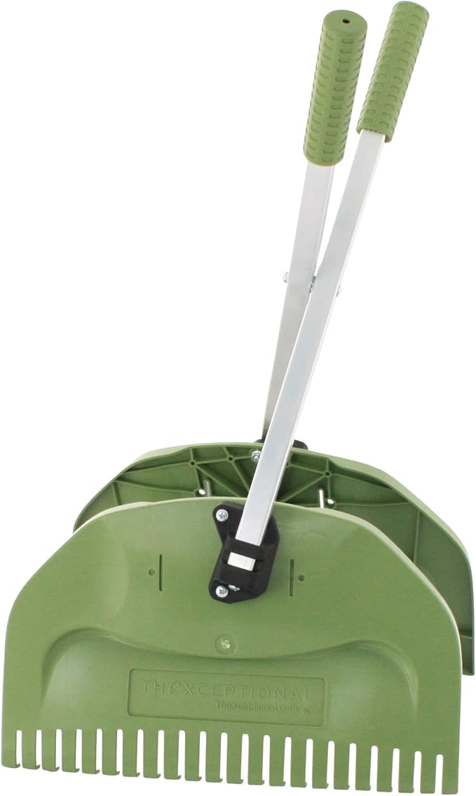 TheXceptional Pick-Up Jaws | Quality Garden Grabber Scissor Claw with Comfort Grip for Grass, Lawn Clippings, Twigs or Debris | Back Saving Clean-Up Tool | Made in USA by Vertex Products | Model EX740
