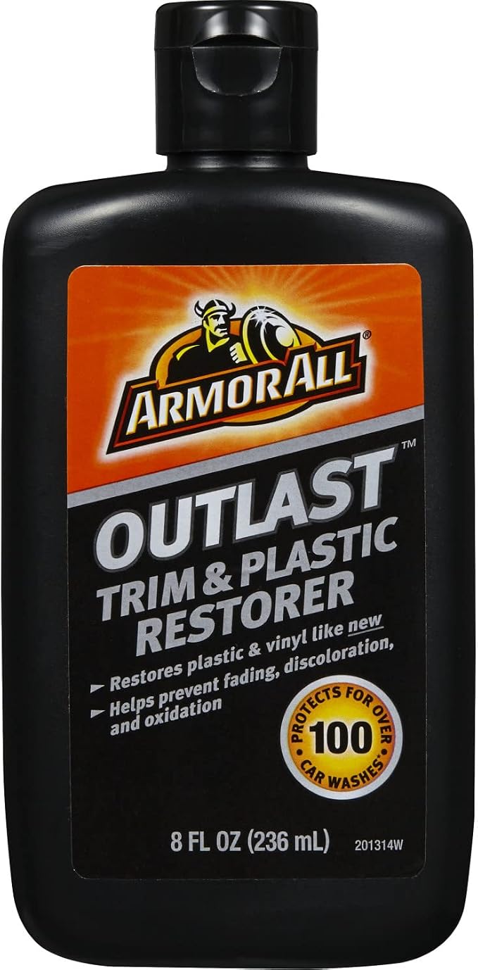 Armor All Outlast Car Trim & Plastic Cleaner, Cleans Cars, Trucks, and Motorcycles, 8 Oz (Pack of 2)