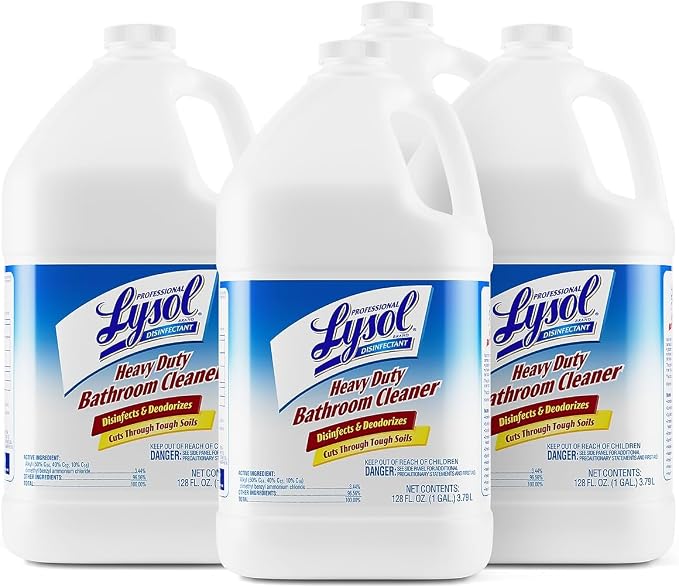 Professional LYSOL Brand Disinfectant Heavy-Duty Bathroom Cleaner