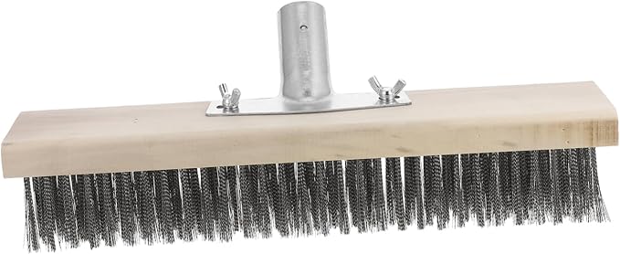 ABOOFAN Heavy Duty Metal Cleaning Brush Stainless Steel Wire Brush for Floors Hard Surface Scrubber
