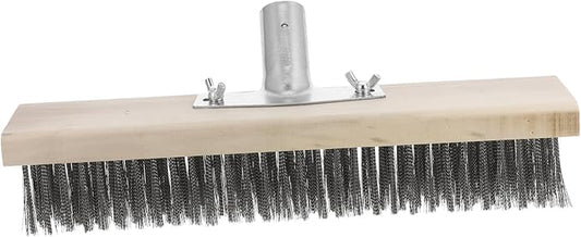 ABOOFAN Heavy Duty Metal Cleaning Brush Stainless Steel Wire Brush for Floors Hard Surface Scrubber
