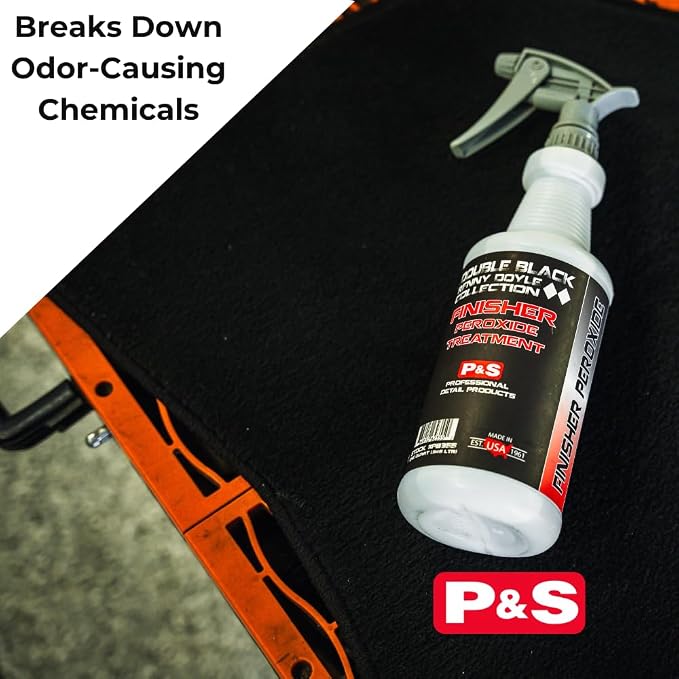 P & S PROFESSIONAL DETAIL PRODUCTS Finisher Peroxide Treatment – Odor & Stain Eliminator, Breaks Down Organic Residue, Reduces Re-Soiling, No Chemical Residue - 16 oz