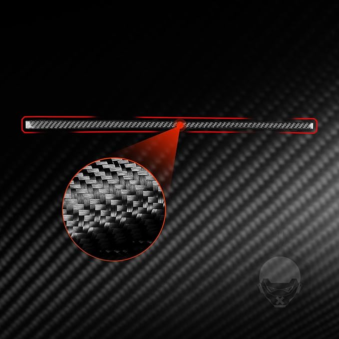 Real Carbon Fiber Trim for Audi 80A Q5 Accessories | for SQ5 2018-2025 Dash Co-Pilot Decoration Strip Cover Sticker Interior Thick Overlay Decal
