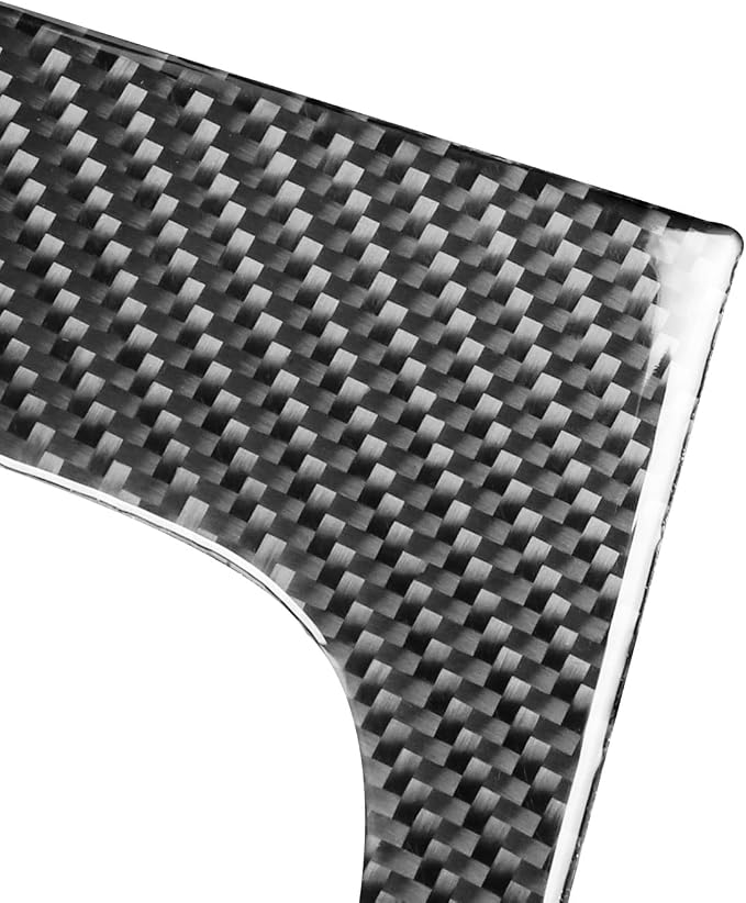 JKYUKU Real Carbon Fiber for Subaru Accessories Center Console Gear Shift | for Legacy/Outback 2005-2009, Black Center Console Gear Shift Surround Frame Shifter Sticker, Tool-Free Installation