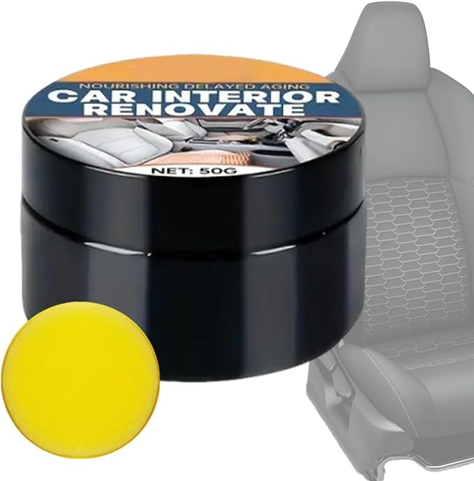 Auto Trim Restorer Car Interior Care Protection Repair Leather Seat | Car Upholstery Polishing Compound Gentle Dashboard Steering Wheel for Vehicle Detailers Trucks Sedans SUVs RVs