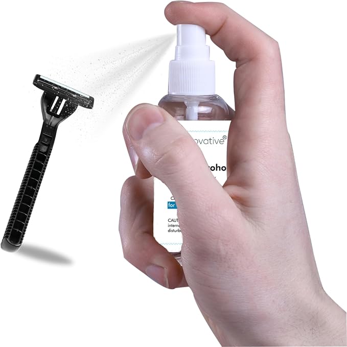 99% Isopropyl Alcohol Spray Disinfectant, Derma Roller Cleansing Spray, Microneedling Cleaning, Portable Isopropyl Alcohol 99 Percent Sterilizing Solution, Sanitizes on Contact, 1 Oz