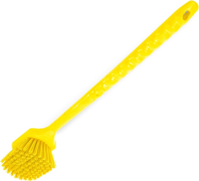 SPARTA 20 Inch Floater Scrub Brush, Polybutylene Bristles, Yellow