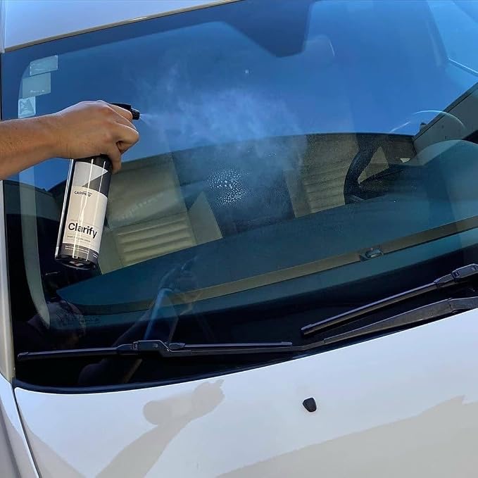 CARPRO Clarify Streak Free Car Window Cleaner Removes Oils, Fingerprints & Dirt - Safe to Use on Ceramic Coatings, Interior and Exterior Glass - 500mL (17oz)