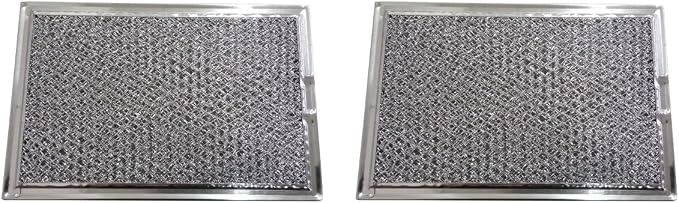 2 Pack Oven Microwave Grease Filter 5 X 7-5/8 X 3/32 for Frigidaire FMV156DCC FMV156DCD FMV156DCE FMV156DCF FMV156DCG FMV156DQA FMV156DQB FMV156DQC FMV156DQD FMV156DQE FMV156DQF
